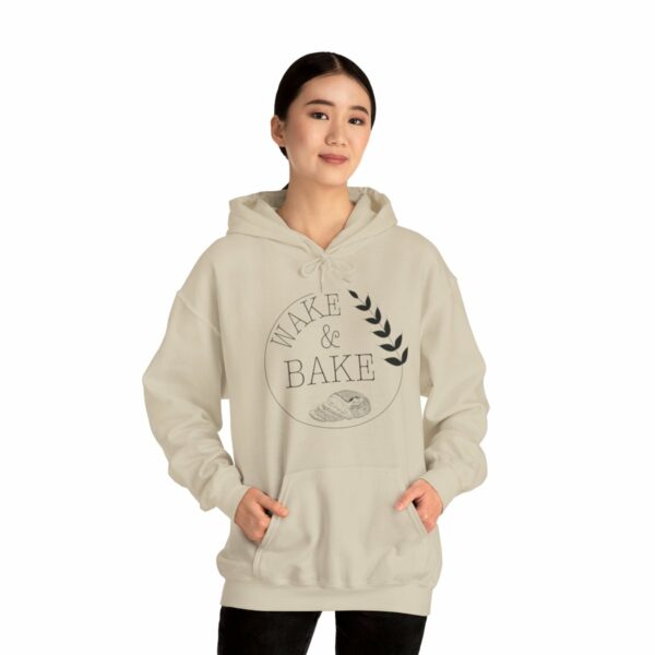 Unisex Wake and Bake Sourdough Hooded Sweatshirt - Image 7