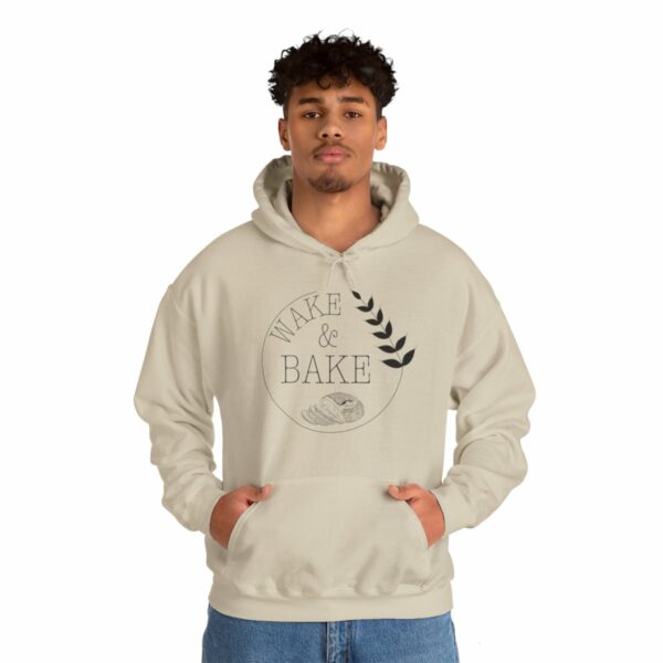 Unisex Wake and Bake Sourdough Hooded Sweatshirt - Image 8