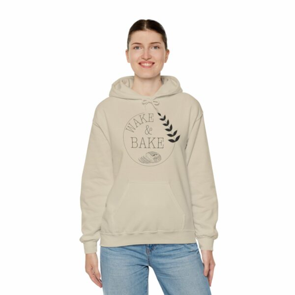 Unisex Wake and Bake Sourdough Hooded Sweatshirt - Image 9