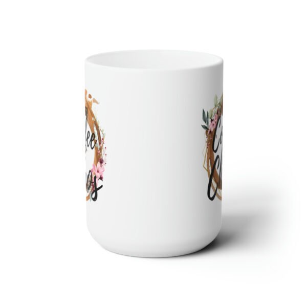 Coffee and Chaos Ceramic Mug 15oz - Image 2