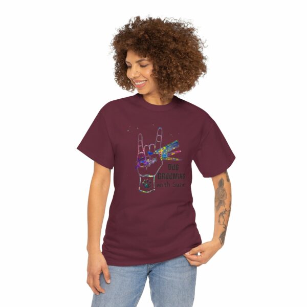 Dog Grooming by Suzie Hand Tee Shirt - Image 82