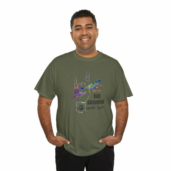 Dog Grooming by Suzie Hand Tee Shirt - Image 125