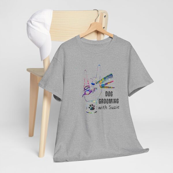 Dog Grooming by Suzie Hand Tee Shirt - Image 36