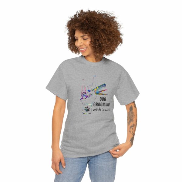 Dog Grooming by Suzie Hand Tee Shirt - Image 28