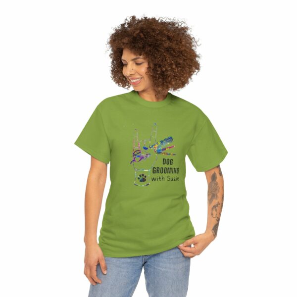 Dog Grooming by Suzie Hand Tee Shirt - Image 136