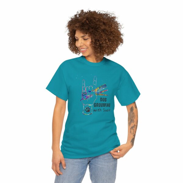 Dog Grooming by Suzie Hand Tee Shirt - Image 190