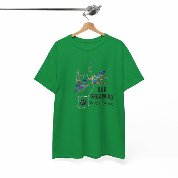 Dog Grooming by Suzie Hand Tee Shirt - Image 170