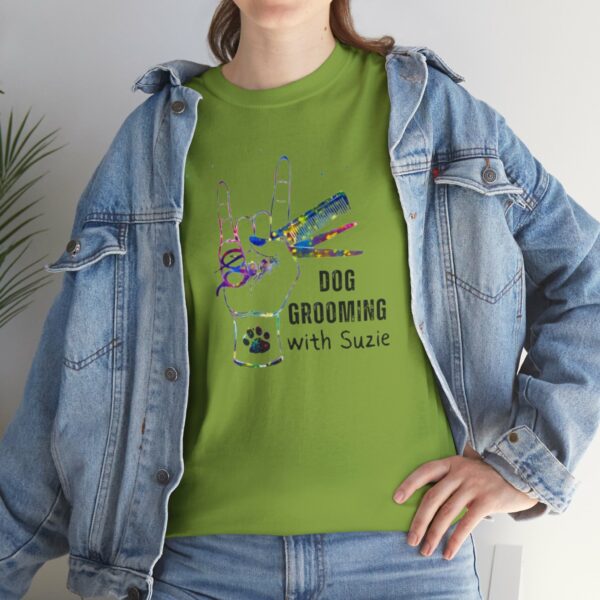 Dog Grooming by Suzie Hand Tee Shirt - Image 158