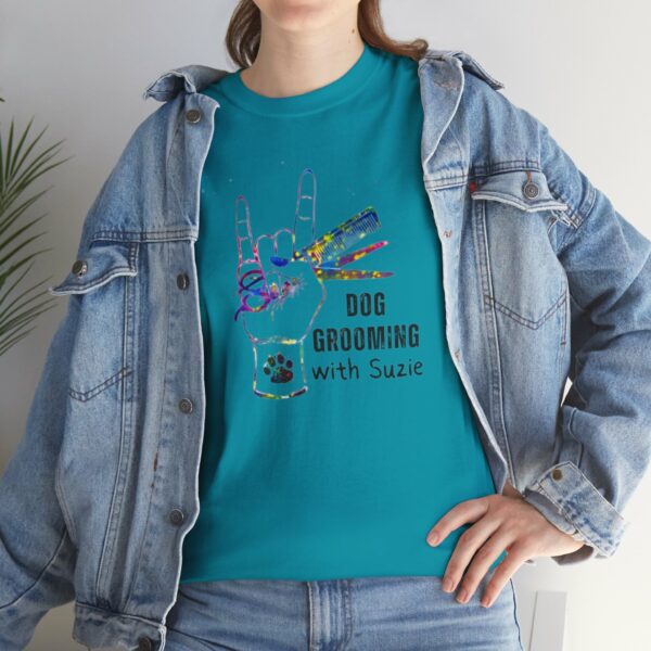 Dog Grooming by Suzie Hand Tee Shirt - Image 212