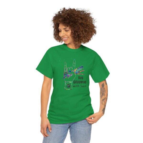 Dog Grooming by Suzie Hand Tee Shirt - Image 163