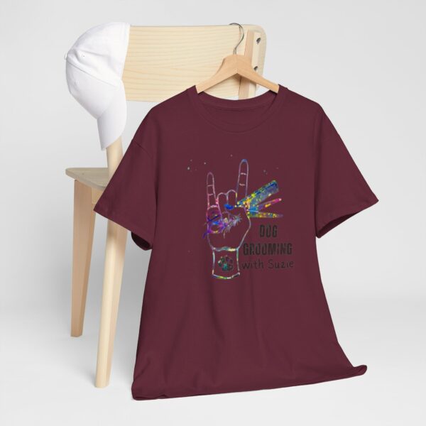 Dog Grooming by Suzie Hand Tee Shirt - Image 90