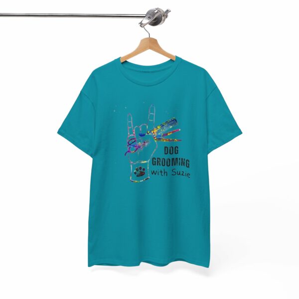 Dog Grooming by Suzie Hand Tee Shirt - Image 197