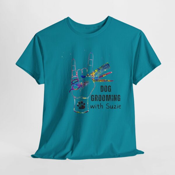 Dog Grooming by Suzie Hand Tee Shirt - Image 196