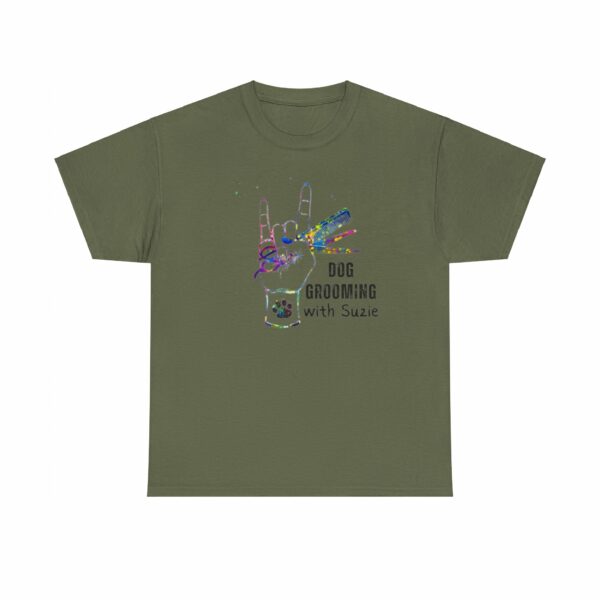 Dog Grooming by Suzie Hand Tee Shirt - Image 110