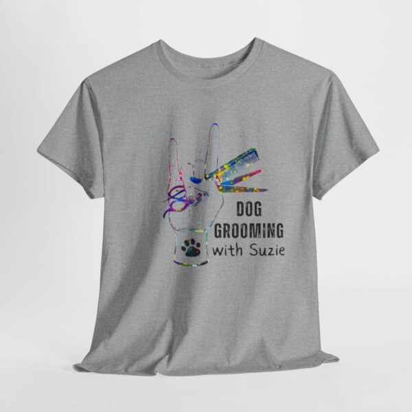 Dog Grooming by Suzie Hand Tee Shirt - Image 34