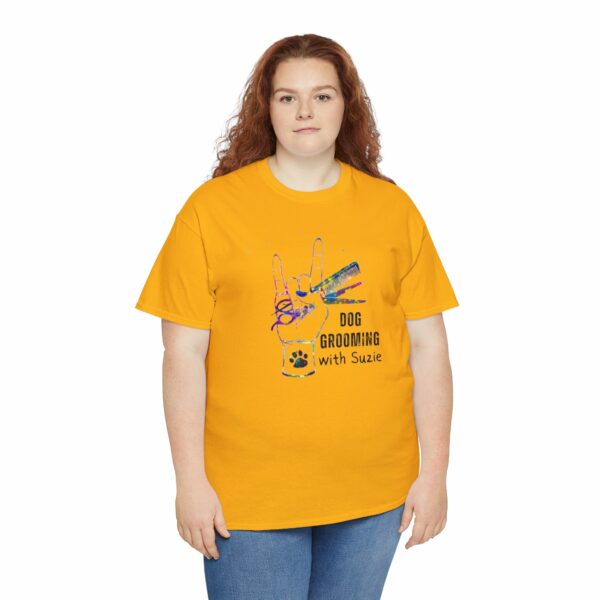 Dog Grooming by Suzie Hand Tee Shirt - Image 69