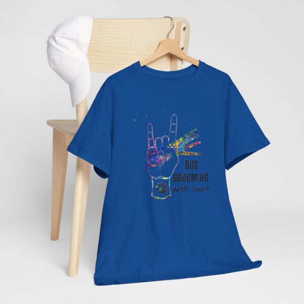 Dog Grooming by Suzie Hand Tee Shirt - Image 252