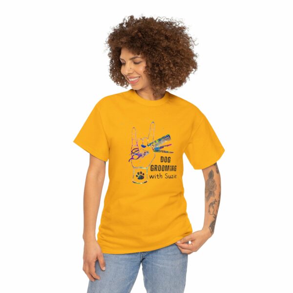 Dog Grooming by Suzie Hand Tee Shirt - Image 55