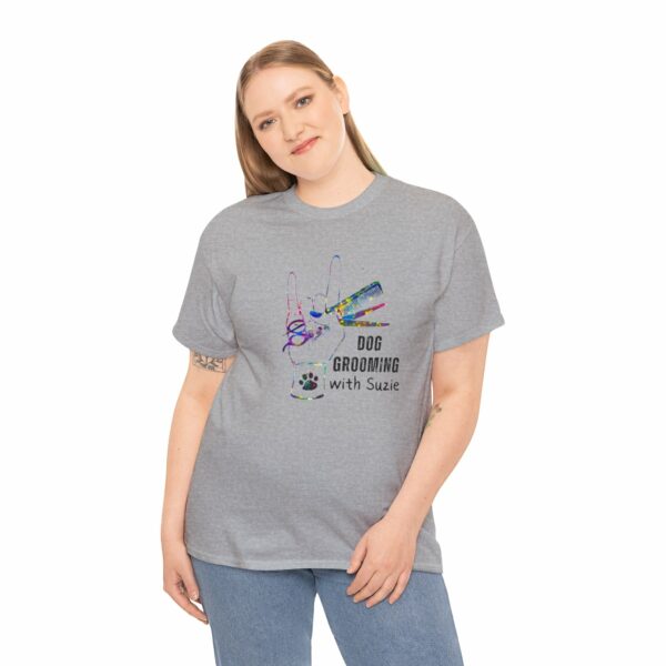 Dog Grooming by Suzie Hand Tee Shirt - Image 39