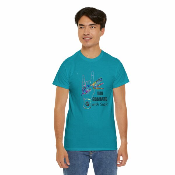 Dog Grooming by Suzie Hand Tee Shirt - Image 210