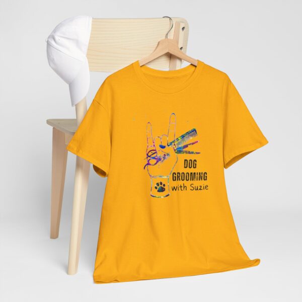 Dog Grooming by Suzie Hand Tee Shirt - Image 63