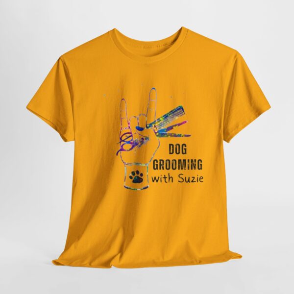 Dog Grooming by Suzie Hand Tee Shirt - Image 61