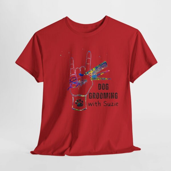 Dog Grooming by Suzie Hand Tee Shirt - Image 304