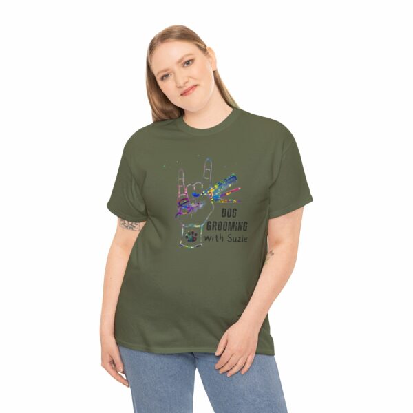 Dog Grooming by Suzie Hand Tee Shirt - Image 120