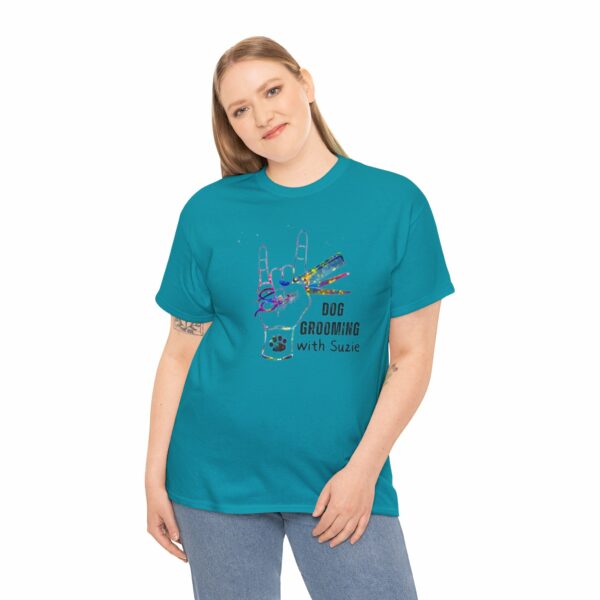 Dog Grooming by Suzie Hand Tee Shirt - Image 201