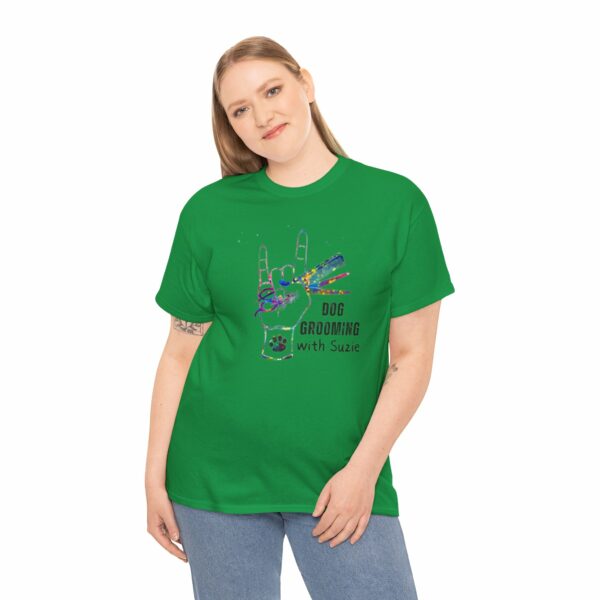 Dog Grooming by Suzie Hand Tee Shirt - Image 174