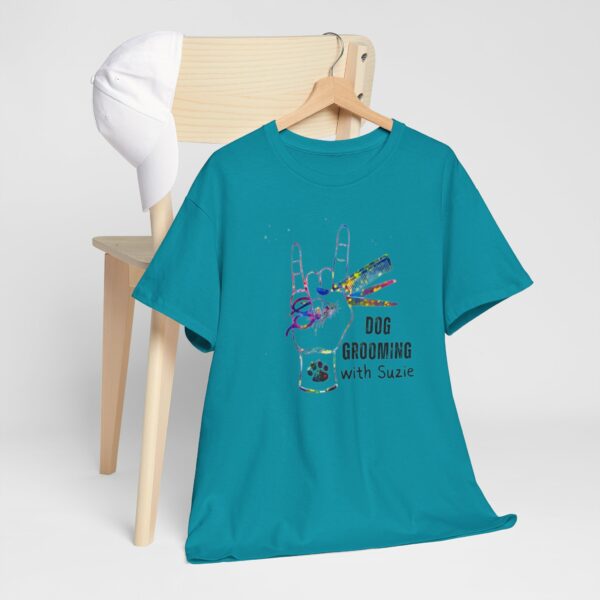 Dog Grooming by Suzie Hand Tee Shirt - Image 198