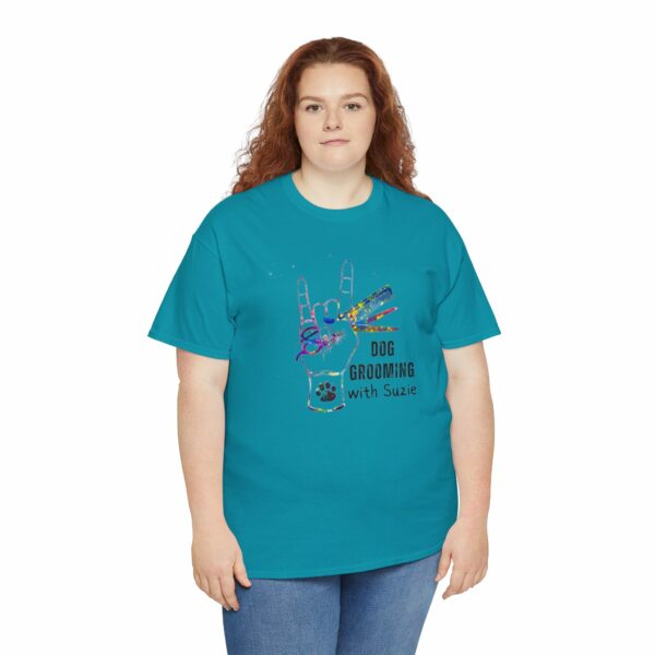 Dog Grooming by Suzie Hand Tee Shirt - Image 204